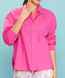 Flamingo Poplin Button Down Shirt.