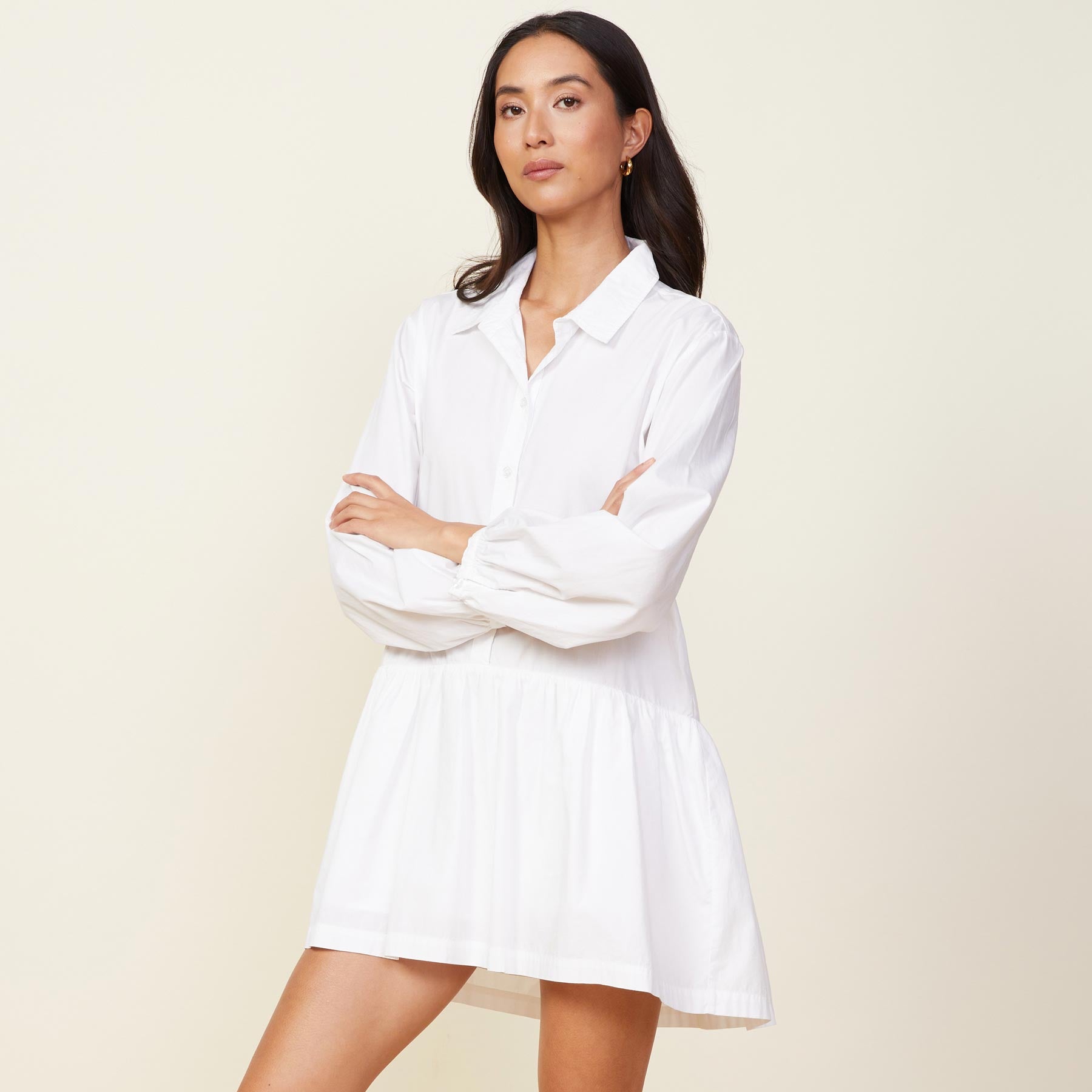 Poplin Shirt Dress