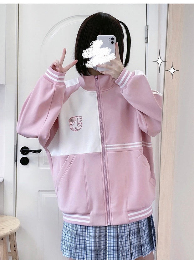 Pre-order Sanrio collaboration fleece jacket for sportswear