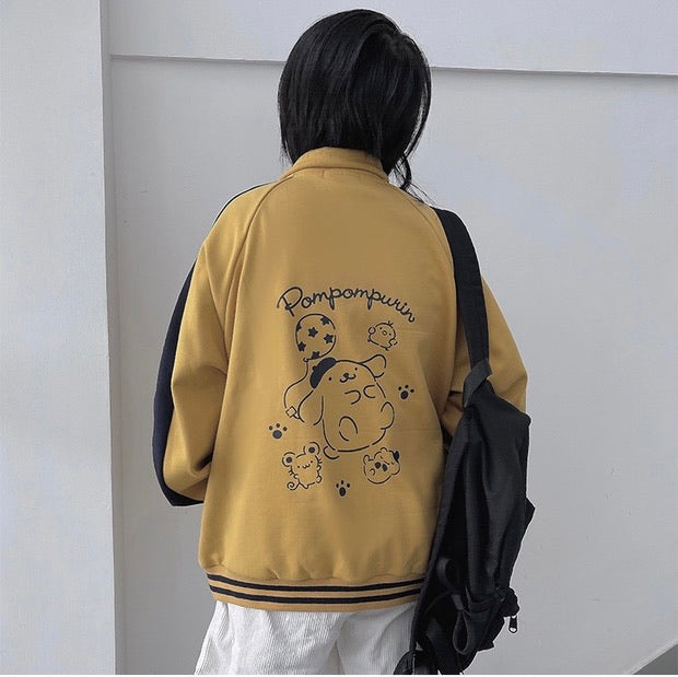 Pre-order Sanrio collaboration fleece jacket for sportswear