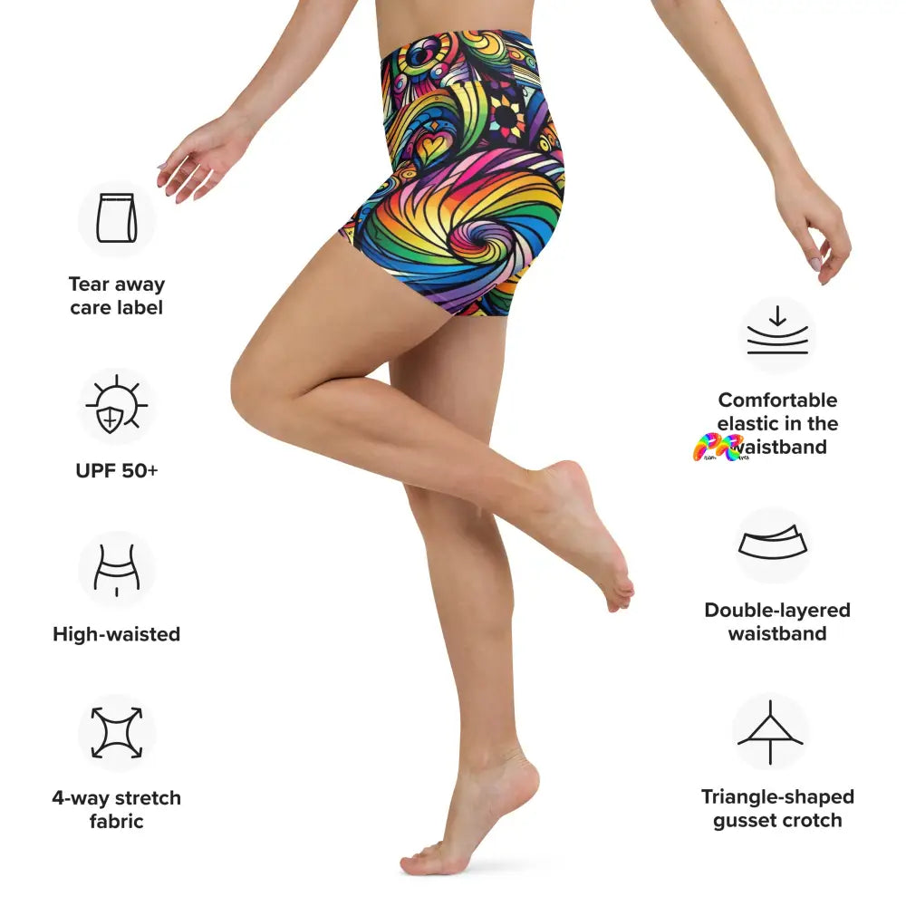 Pride Yoga Shorts