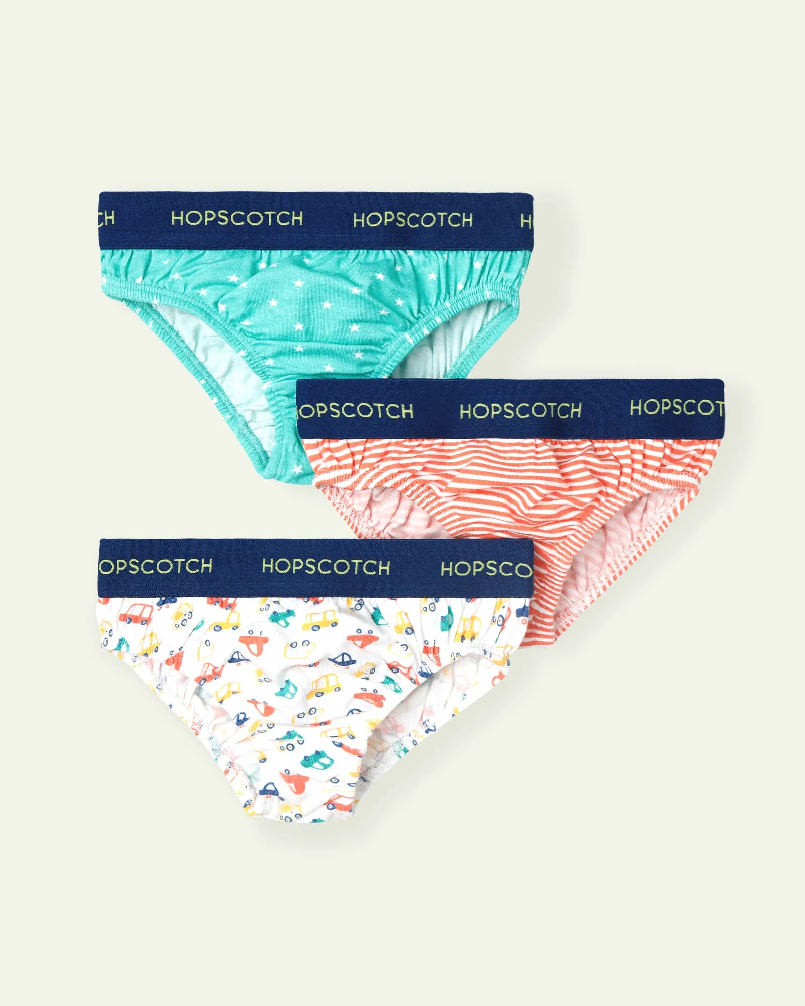 Printed Set Of Three Underwear