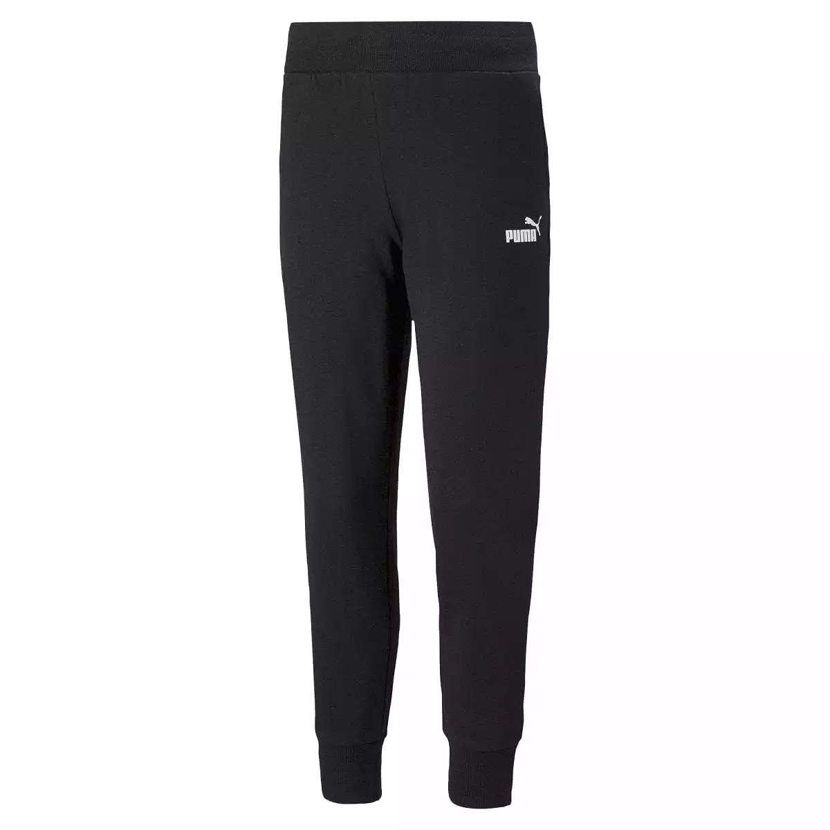 Puma Black Essential Fleece Trackpants - Womens