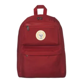 Red Two-Tone Basic Poitou Backpack