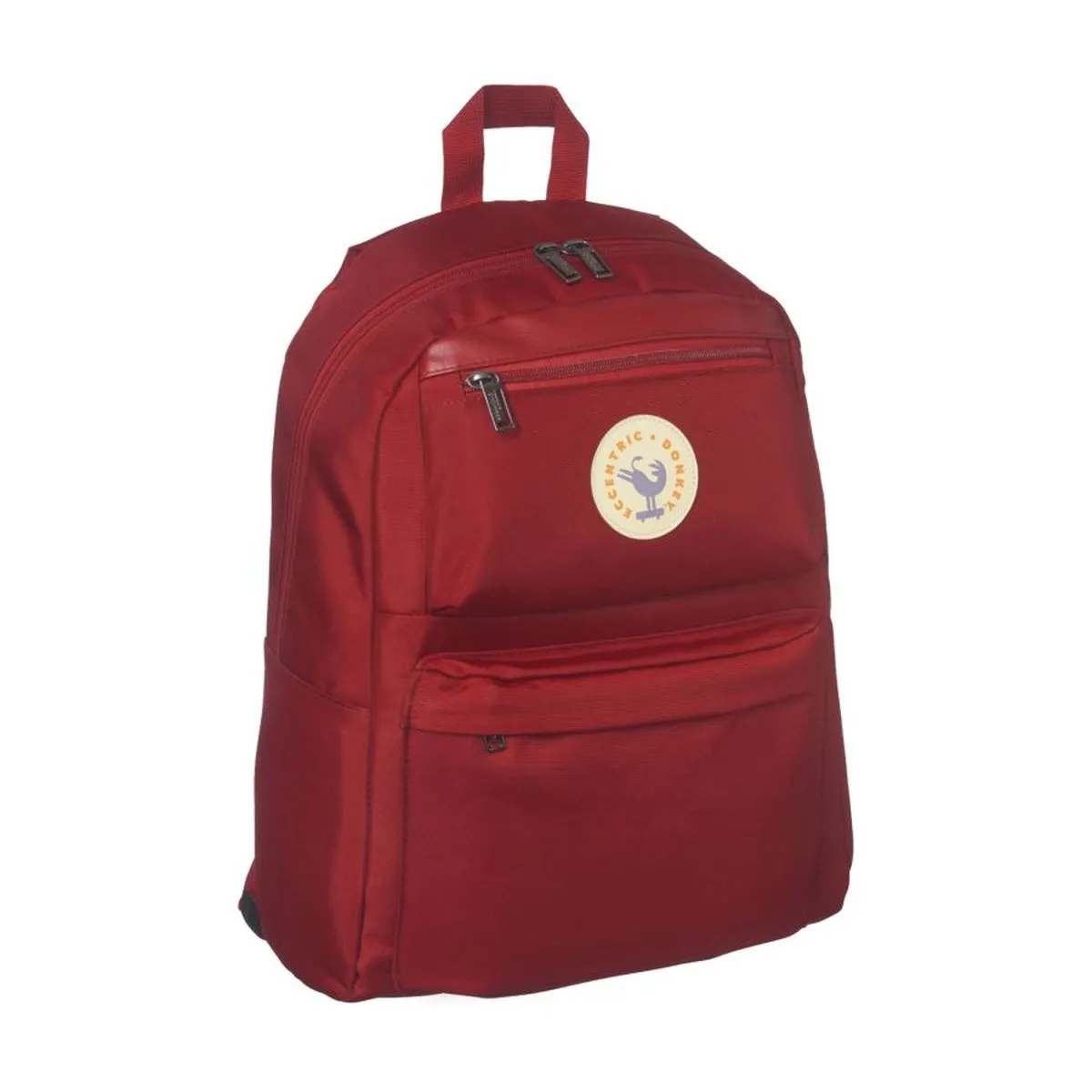 Red Two-Tone Basic Poitou Backpack