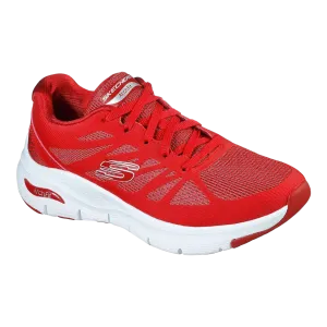 Red Women's Arch Fit Athletic Shoes Code: 149055