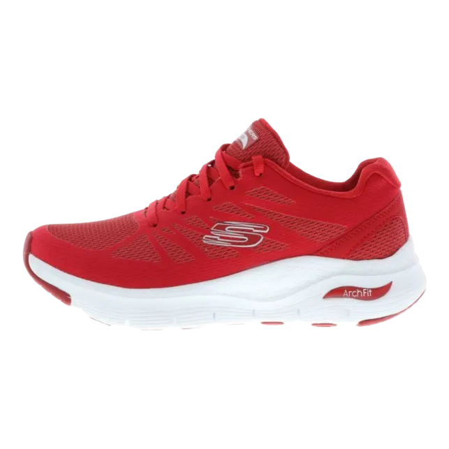 Red Women's Arch Fit Athletic Shoes Code: 149055