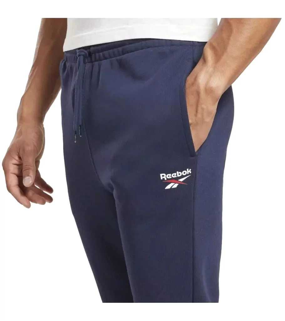 Reebok Navy Logo Trackpants