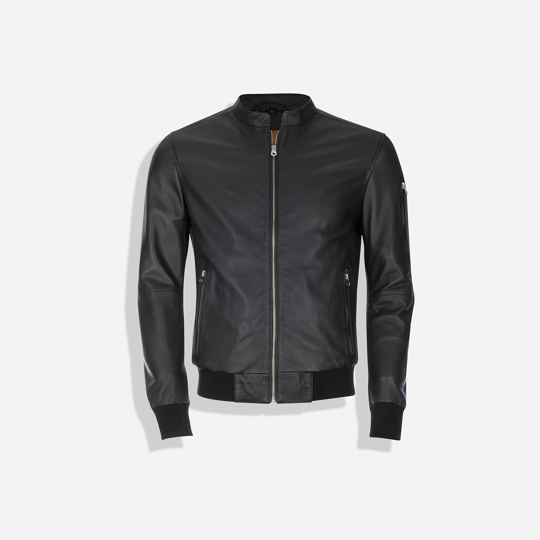 Reeves Black Bomber Jacket