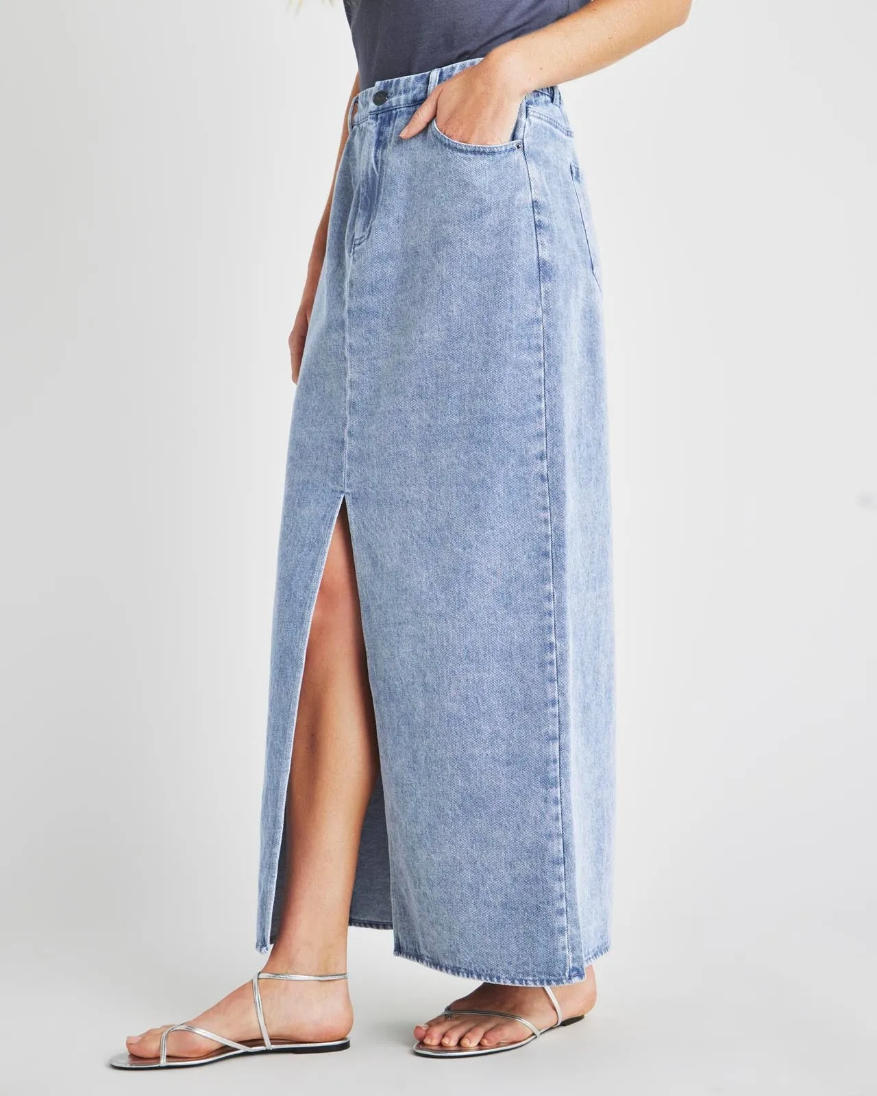 Rhiannon Denim Maxi Skirt Value Deal