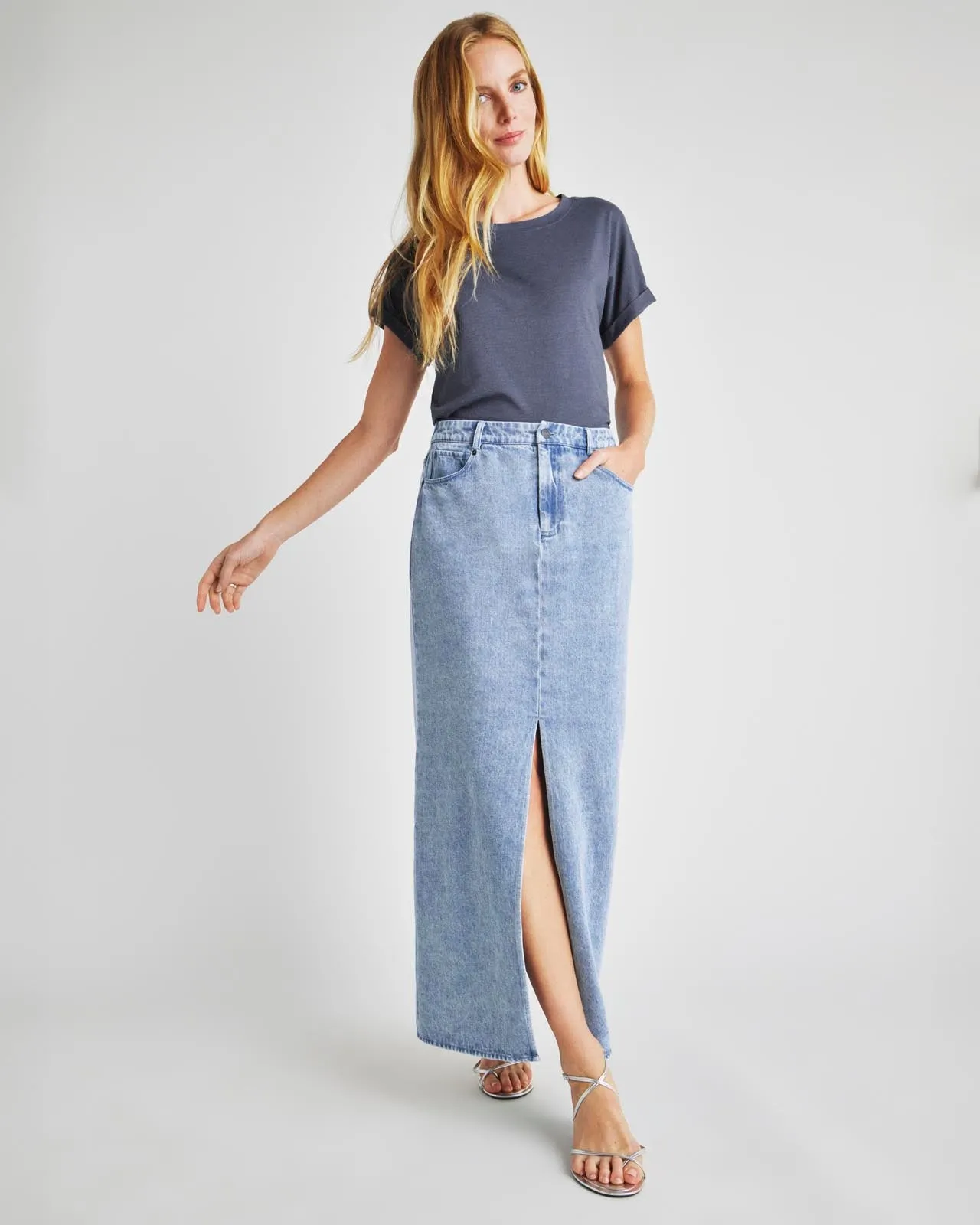 Rhiannon Denim Maxi Skirt Value Deal