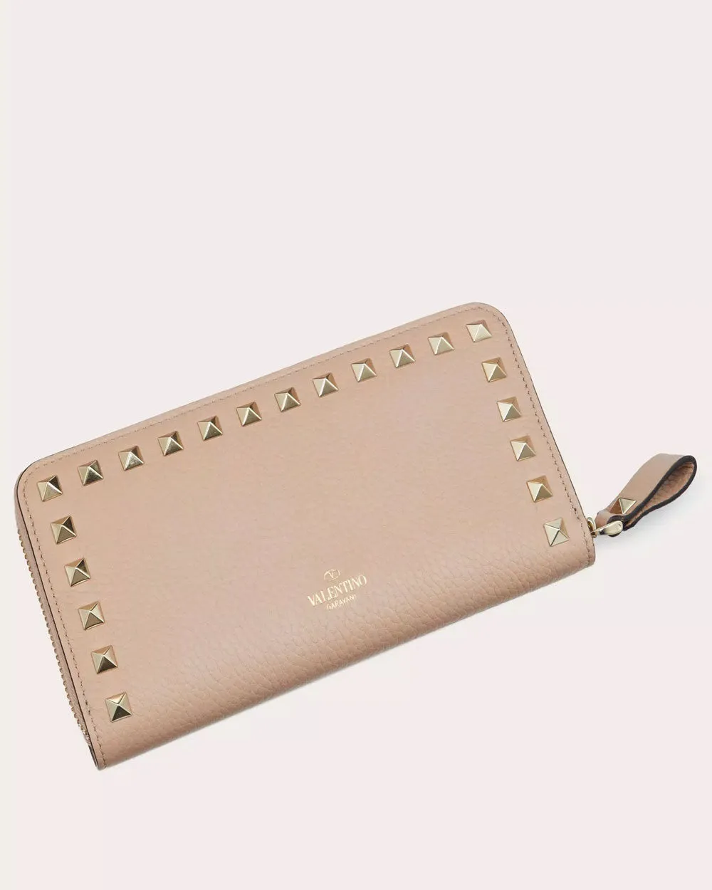 Rockstud Zip Around Wallet in Poudre