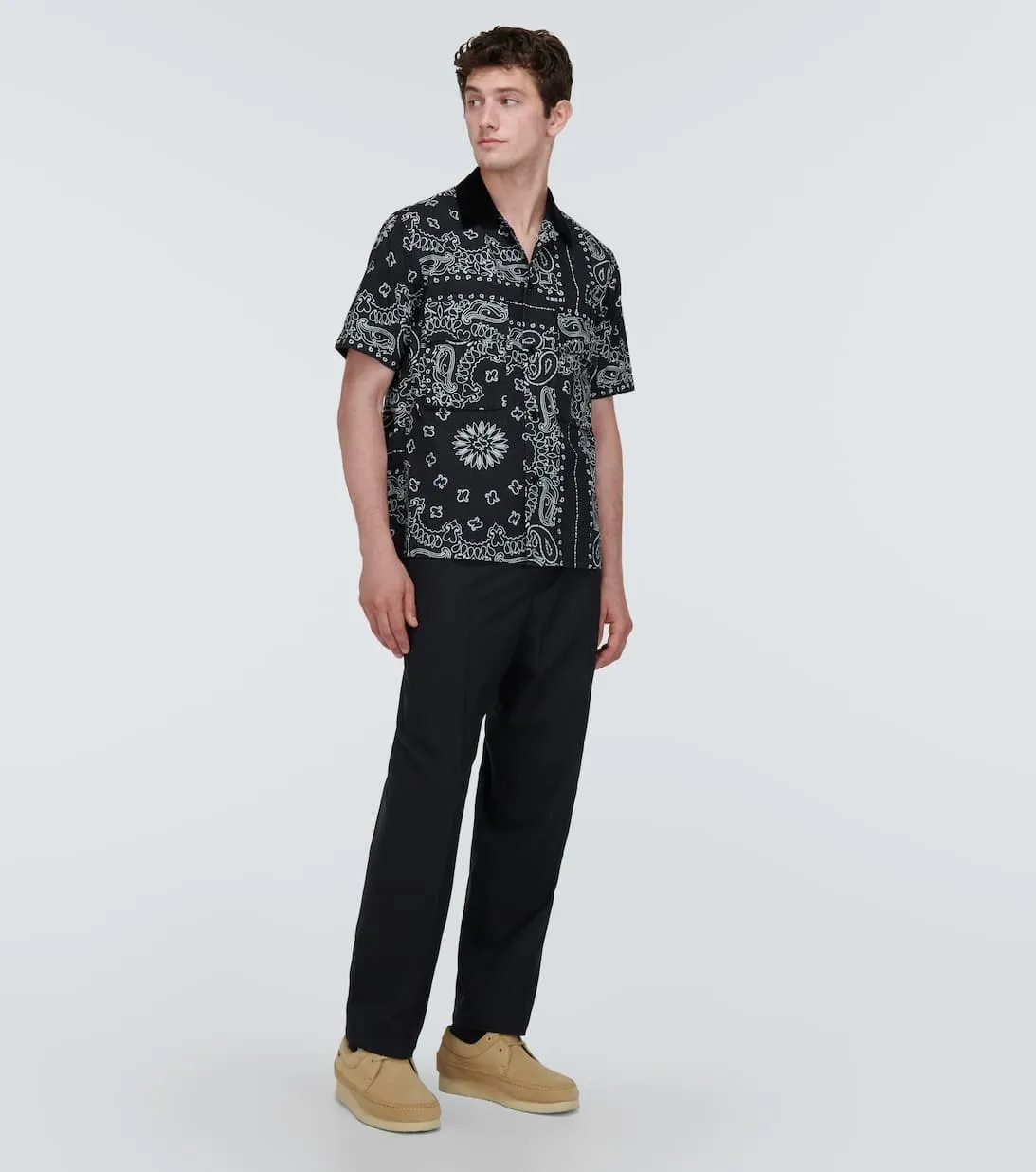 Sacai Cotton Short Sleeves Designers Shirts