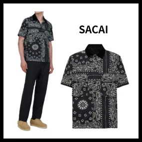 Sacai Cotton Short Sleeves Designers Shirts