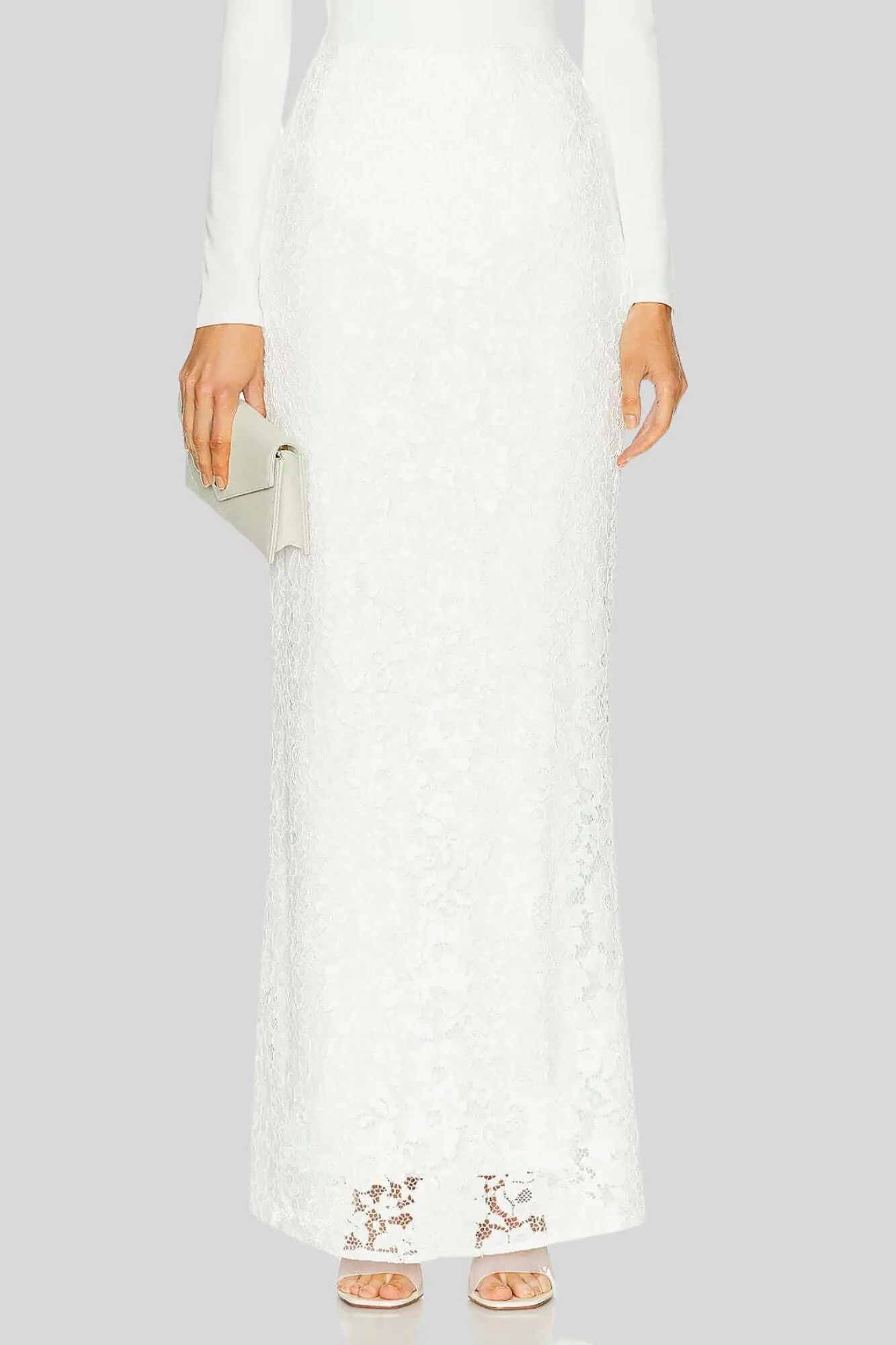 Sans Faff Florence White Maxi Skirt Sale