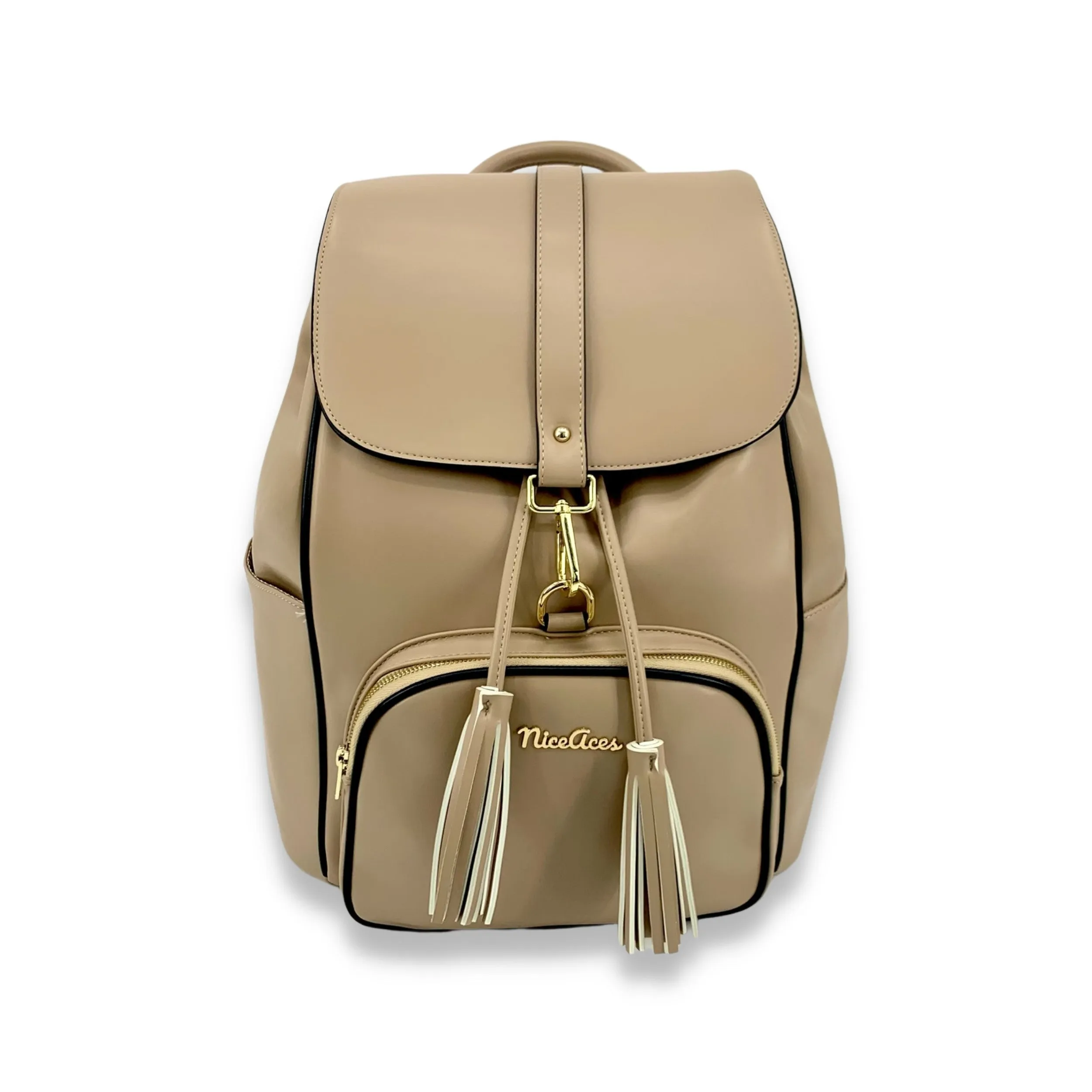 Sara Tennis Pickleball Backpack Beige