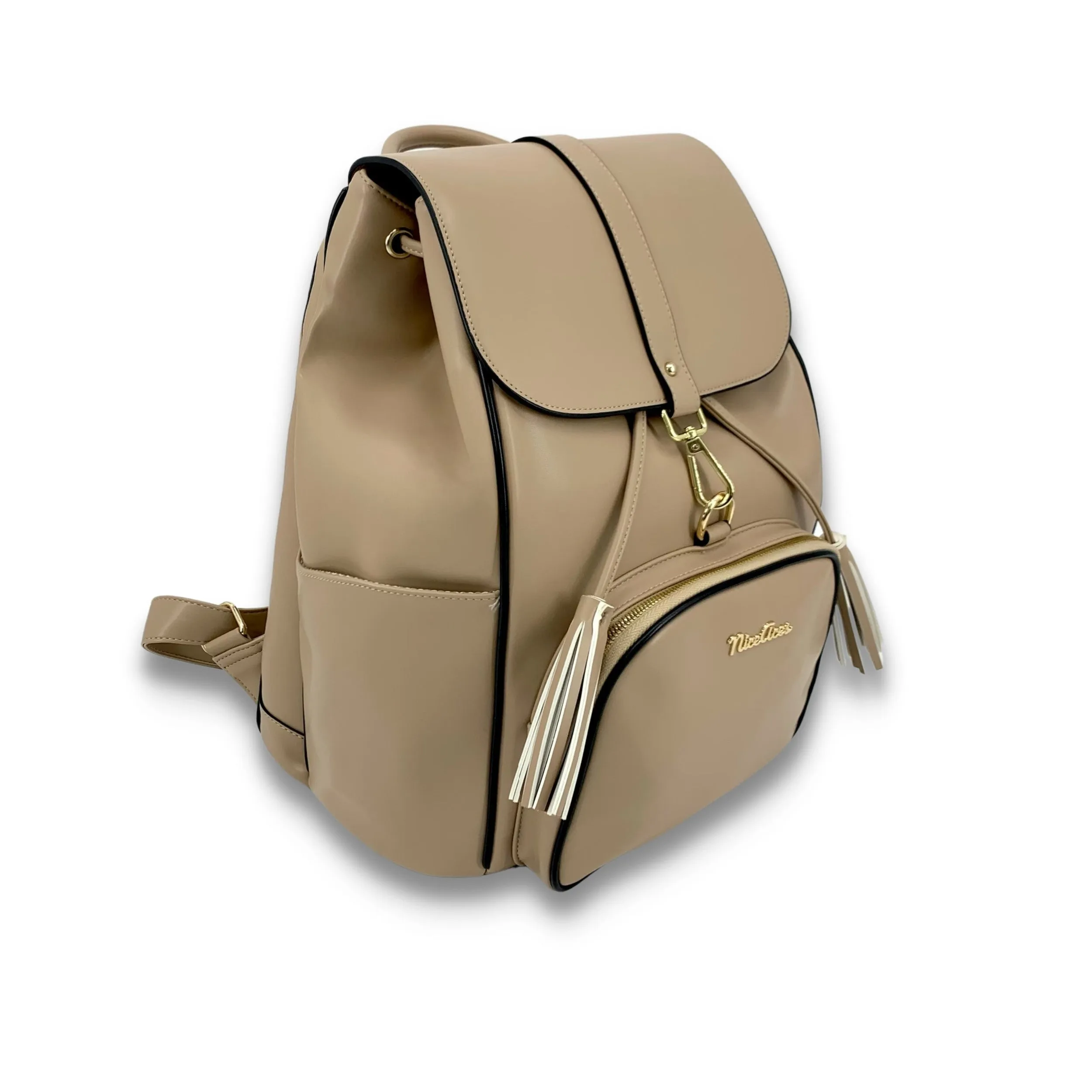 Sara Tennis Pickleball Backpack Beige