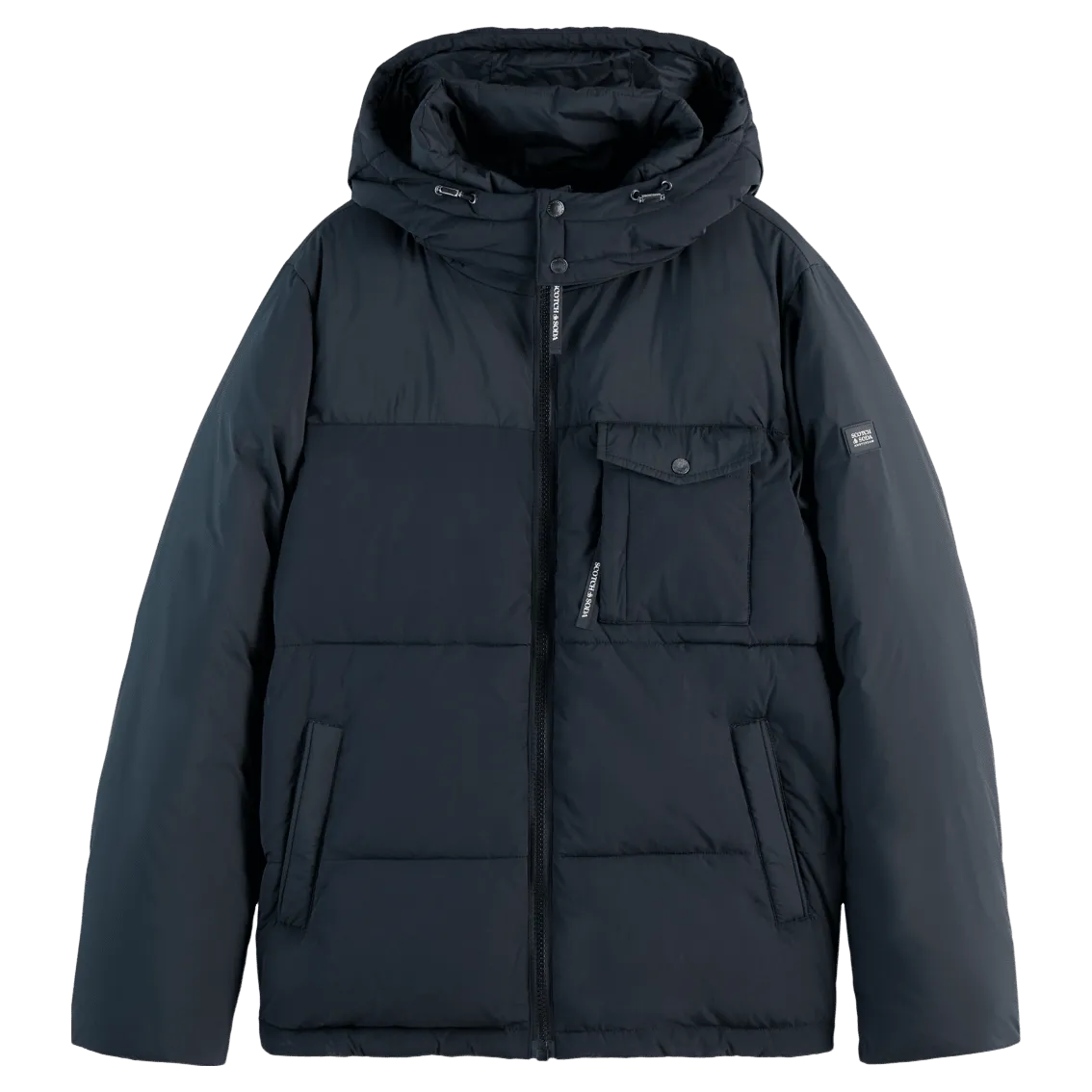 Scotch & Soda Hooded Puffer Coat