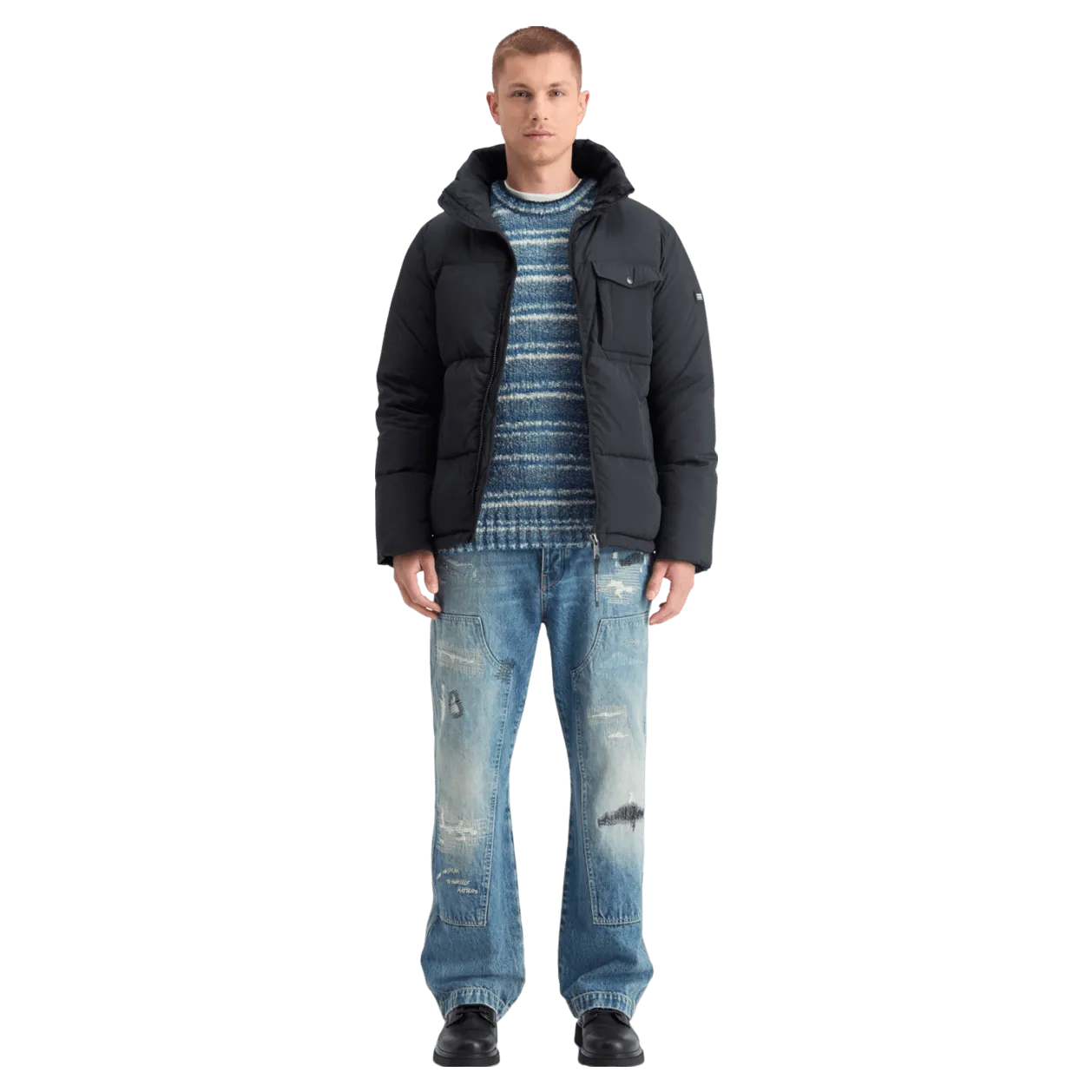 Scotch & Soda Hooded Puffer Coat