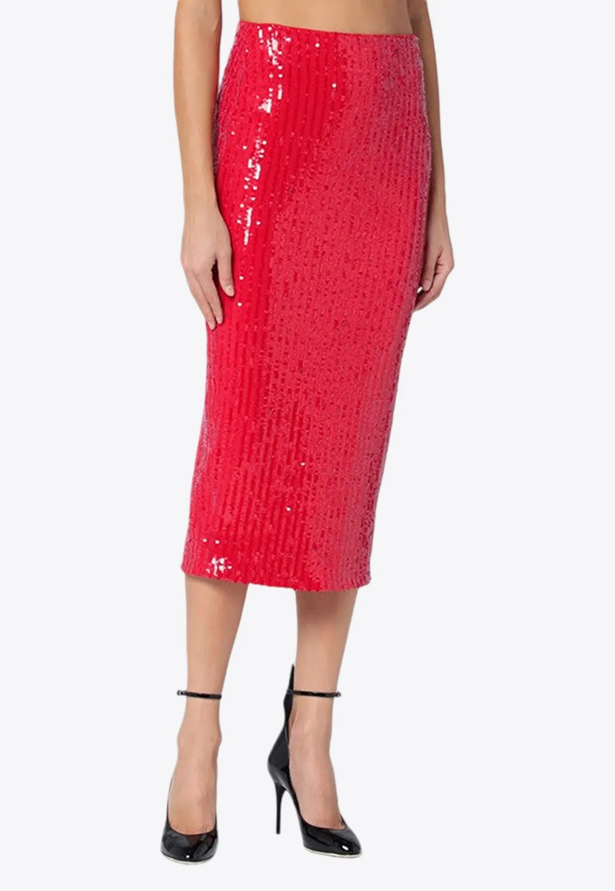 Sequined Pencil Skirt