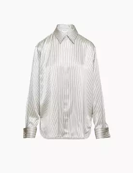 Silk Striped Blouse