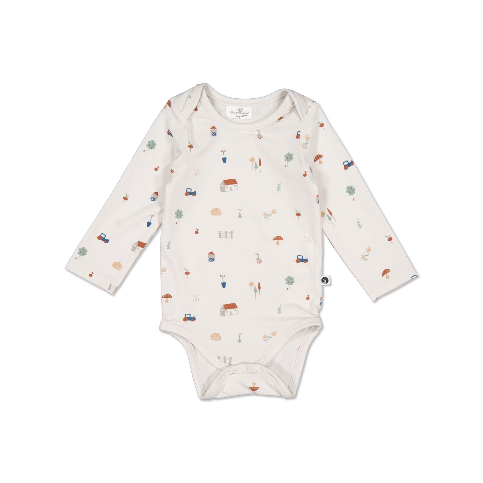 Simple Life Long Sleeve Bodysuit by Burrow & Be