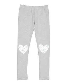 Size 4yr Daisy Heart Leggings by Radicool - Last Size Kissed