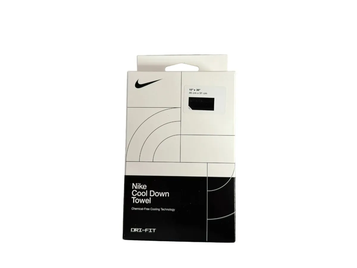 Small Nike Cooling Black Gym Towel