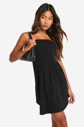 Smock Dress with Corset