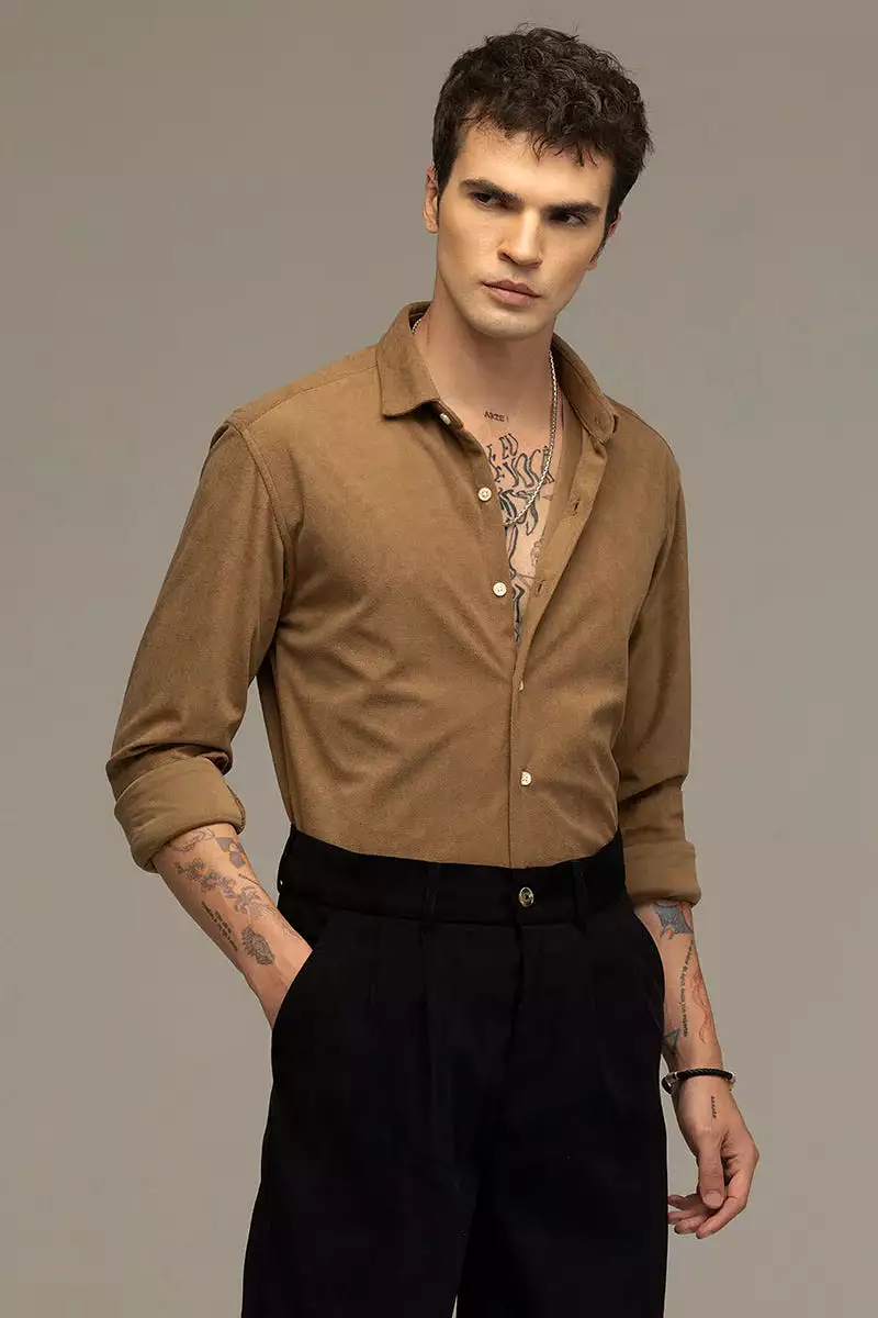 smooth sailing brown shirt