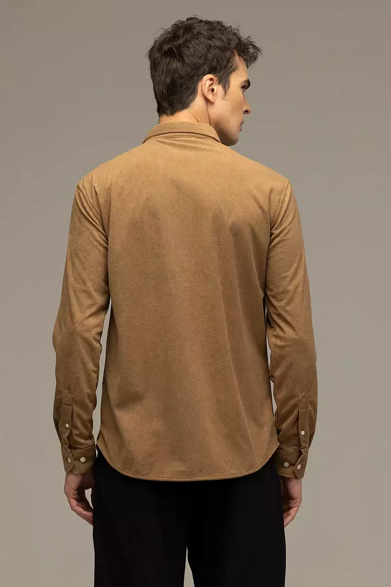 smooth sailing brown shirt