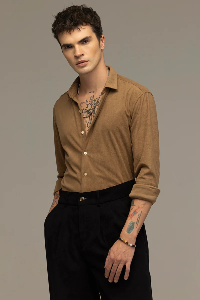 Soft sailing brown shirt