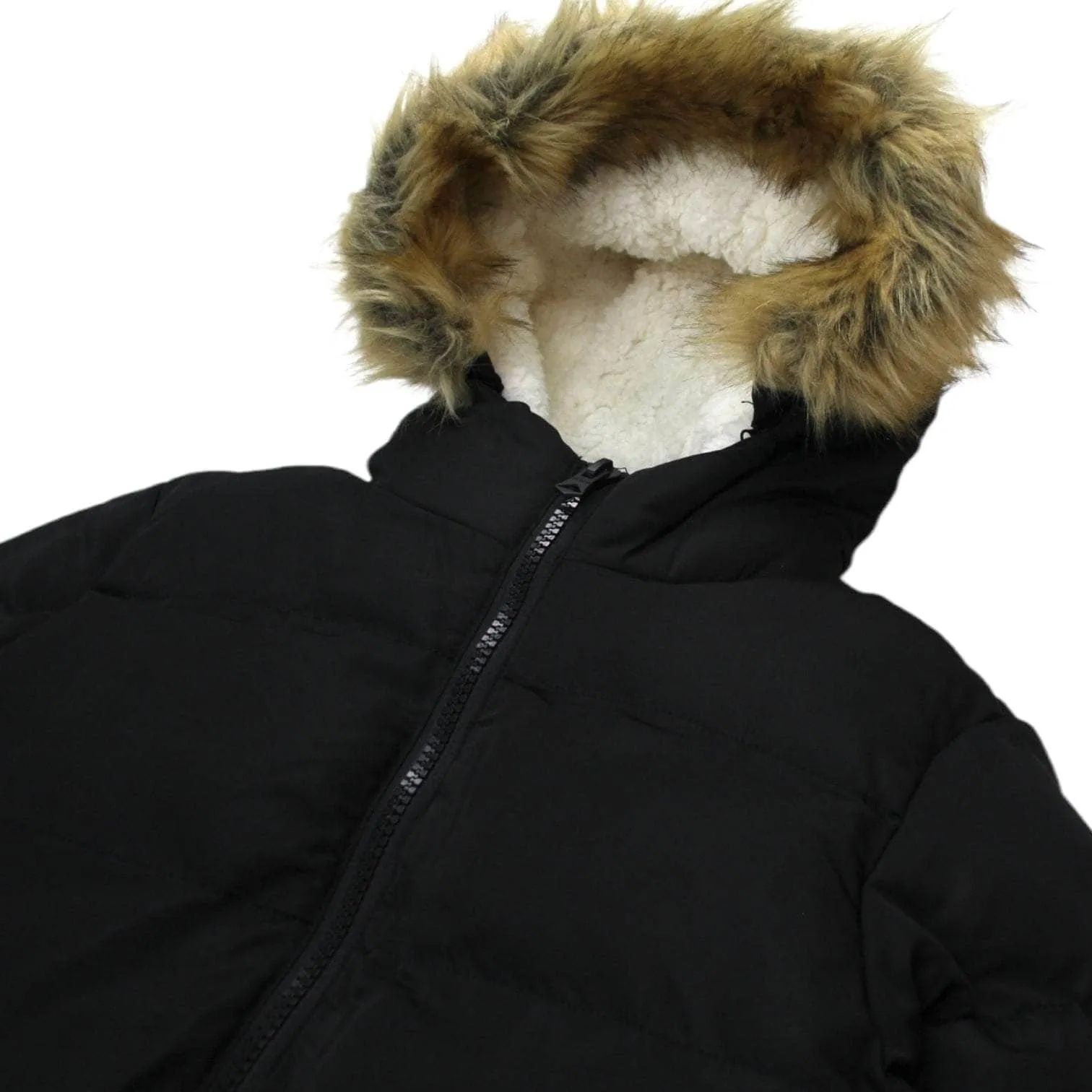 SOULCAL & Co Black Hooded Puff Winter Coat