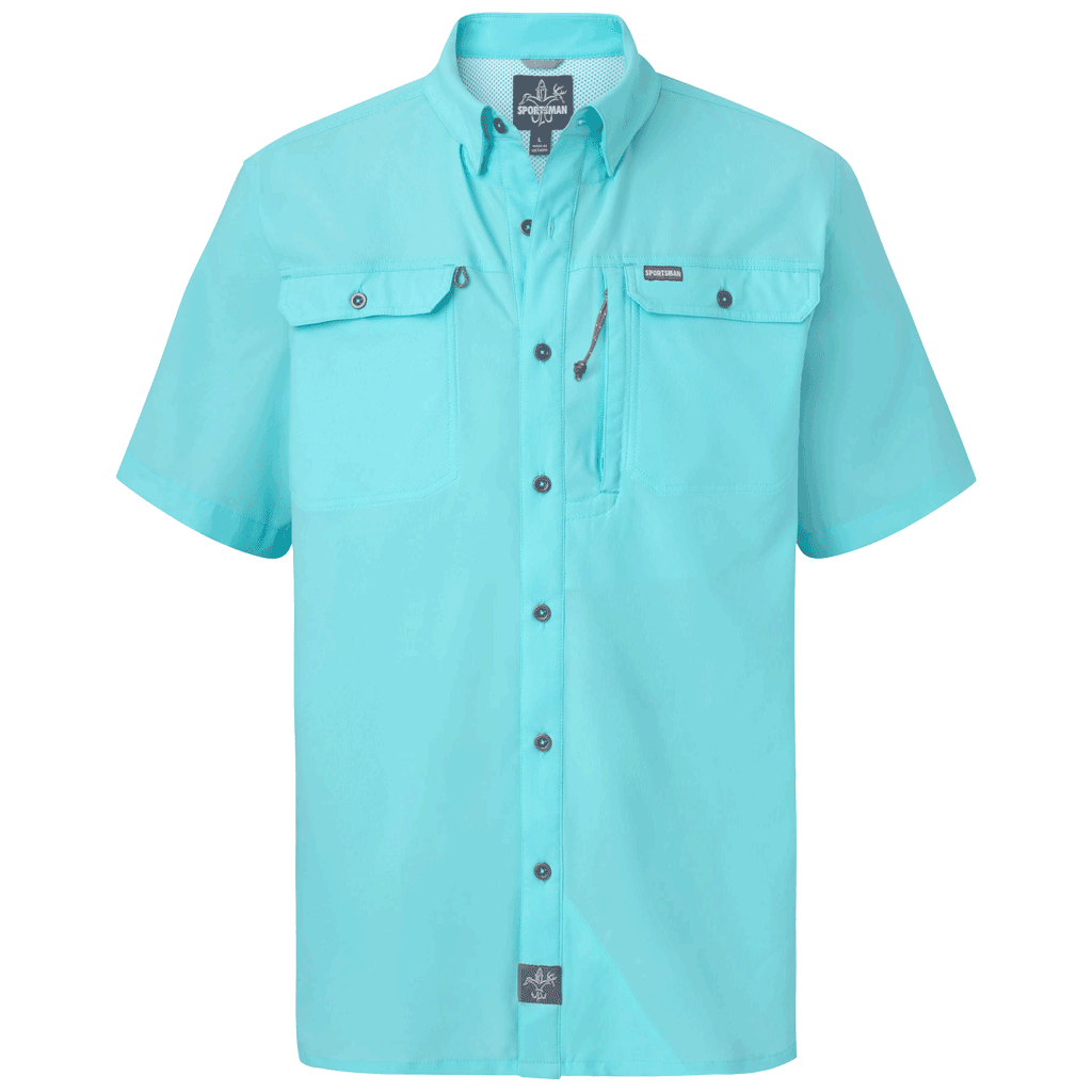 Spooler Fishing Shirt: Short Sleeve Performance Shirt