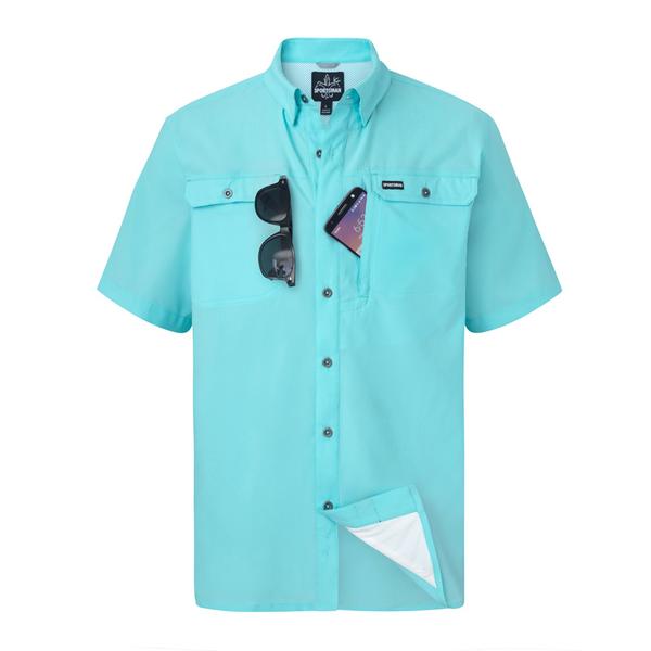 Spooler Fishing Shirt: Short Sleeve Performance Shirt