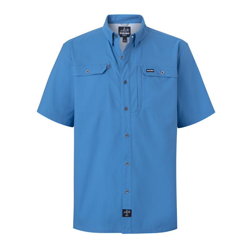 Spooler Fishing Shirt: Short Sleeve Performance Shirt