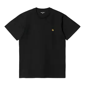 S/S CHASE T-SHIRT | Black and Gold