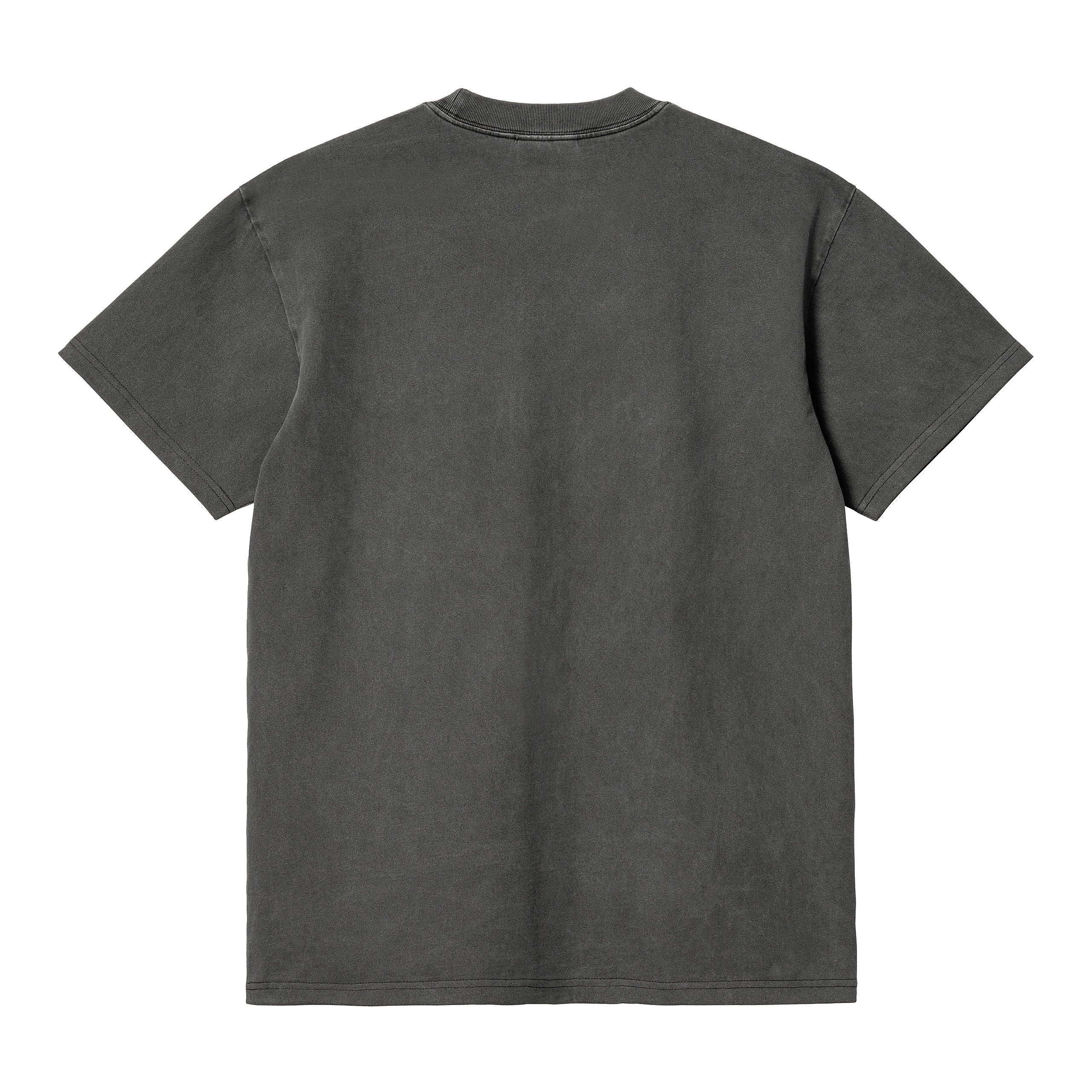 S/S Duster Tee Black - Garment Dyed