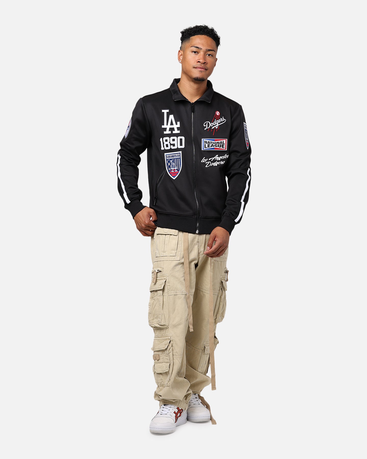 Standard LA Dodgers Fast Lane Track Jacket Black