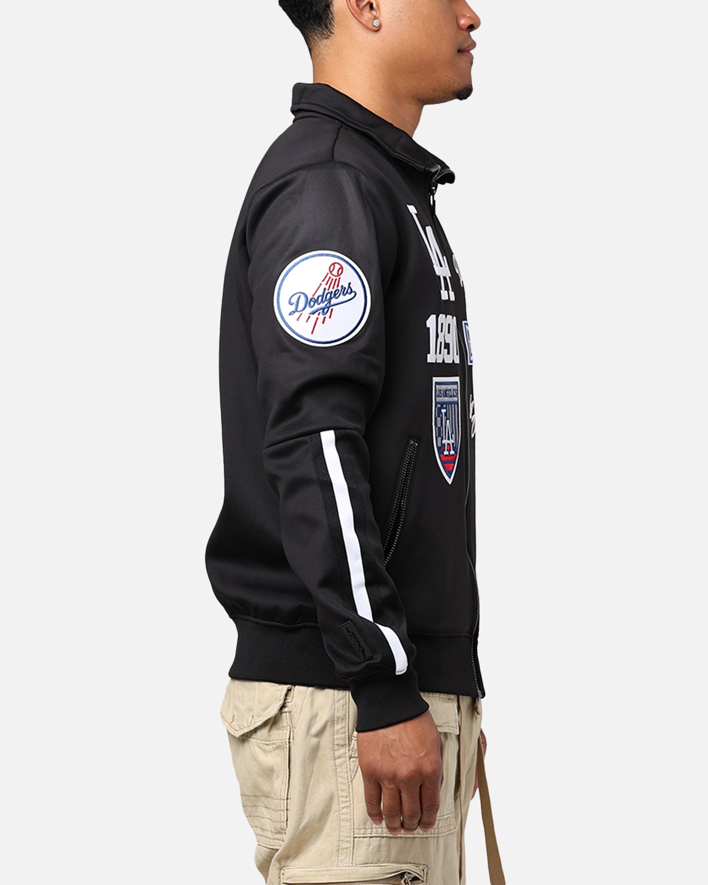 Standard LA Dodgers Fast Lane Track Jacket Black