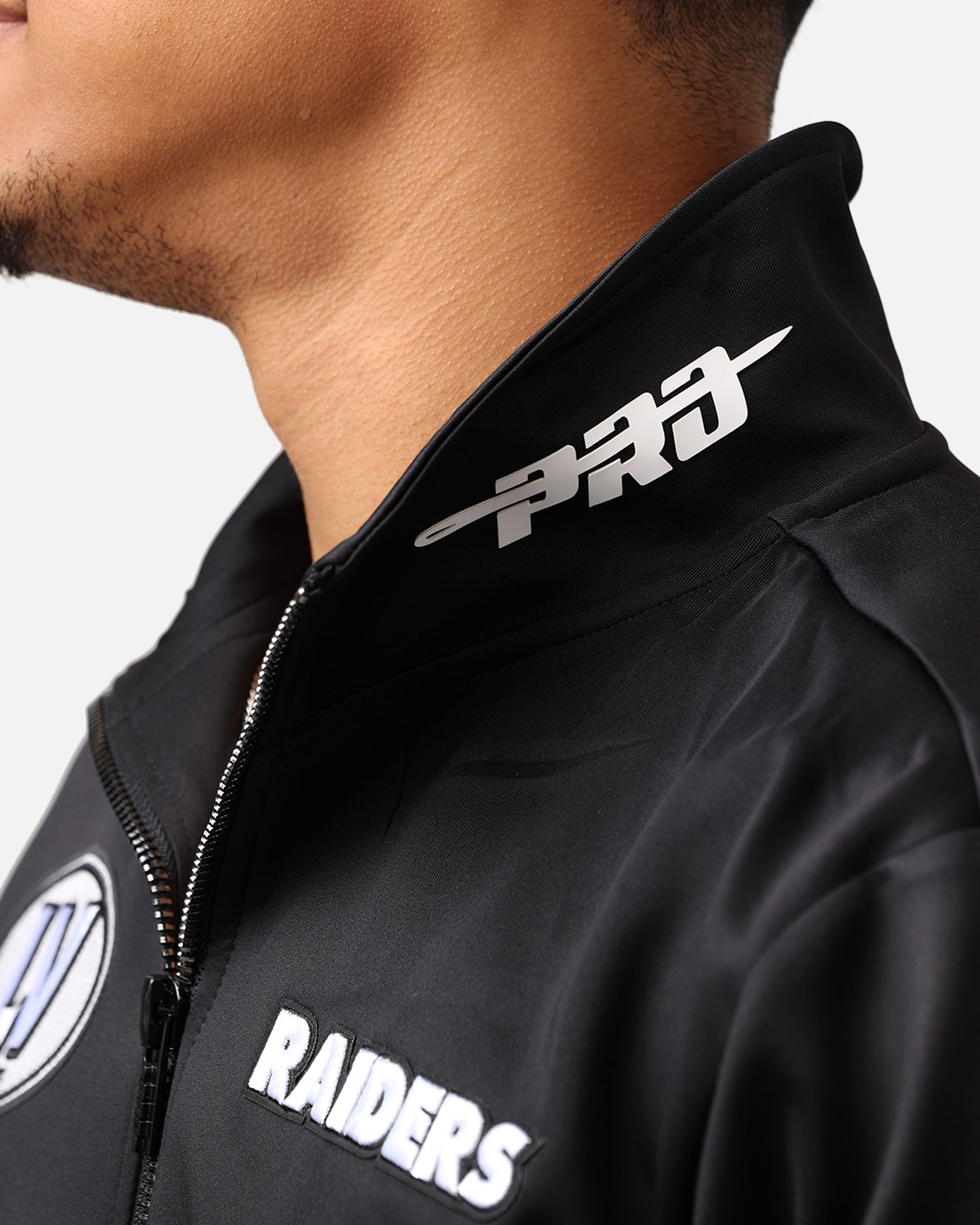 Standard Las Vegas Raiders Fast Lane Track Jacket - Black