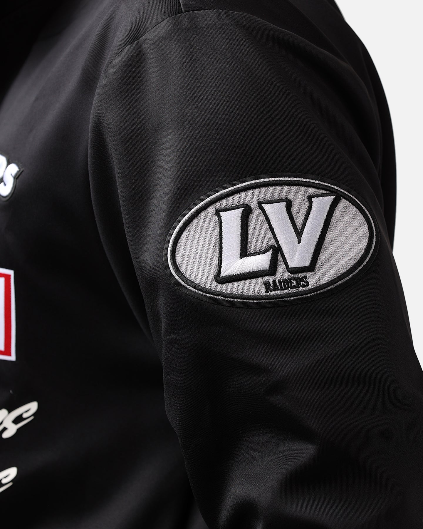 Standard Las Vegas Raiders Fast Lane Track Jacket - Black