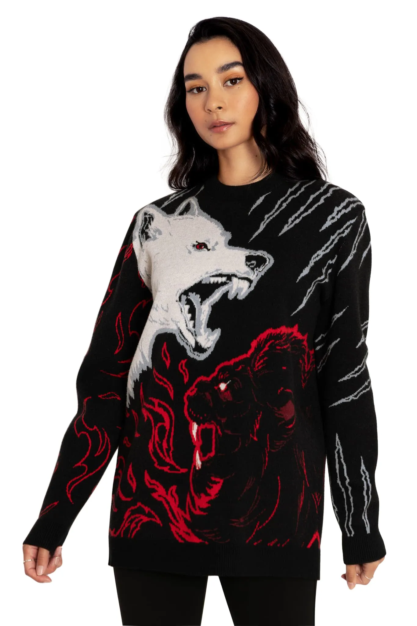 Stark Lannister Knit Oversized Sweater