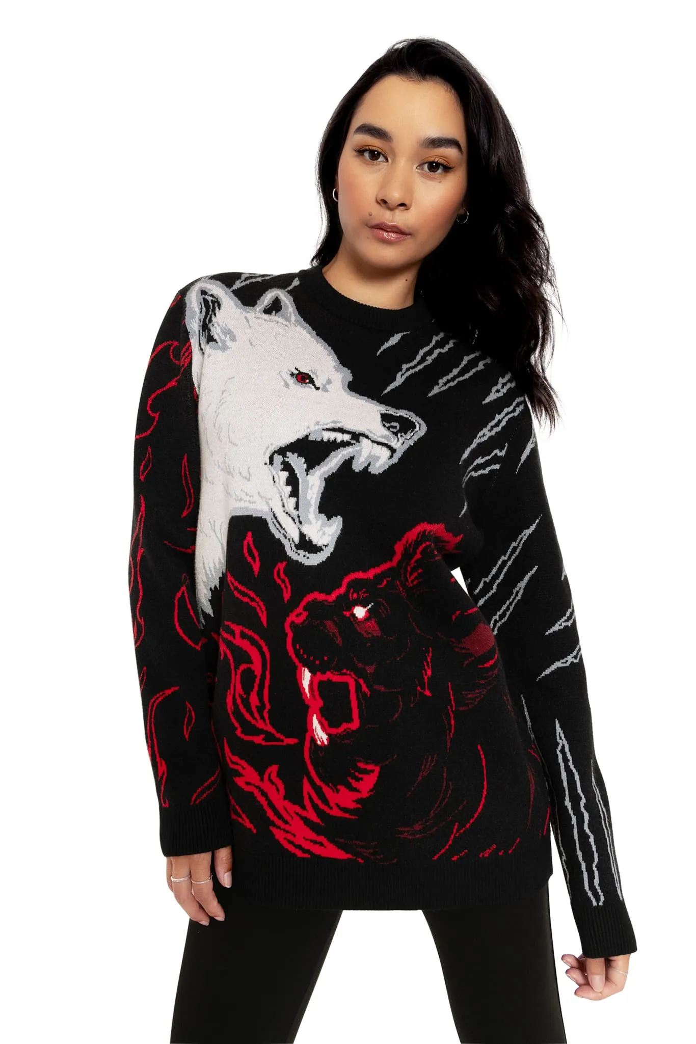 Stark Lannister Knit Oversized Sweater