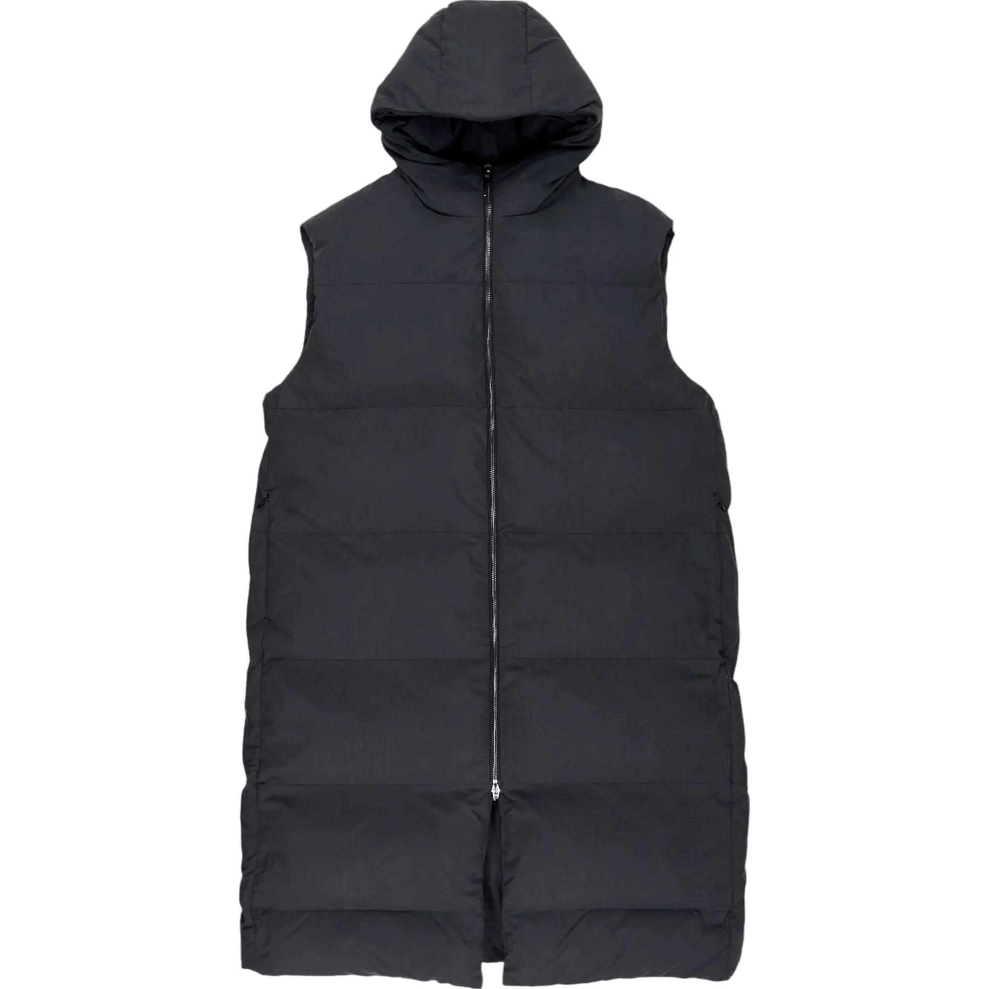 Studio Nicholson Black Hazan SNW Ecodown Hooded Sleeveless Coat