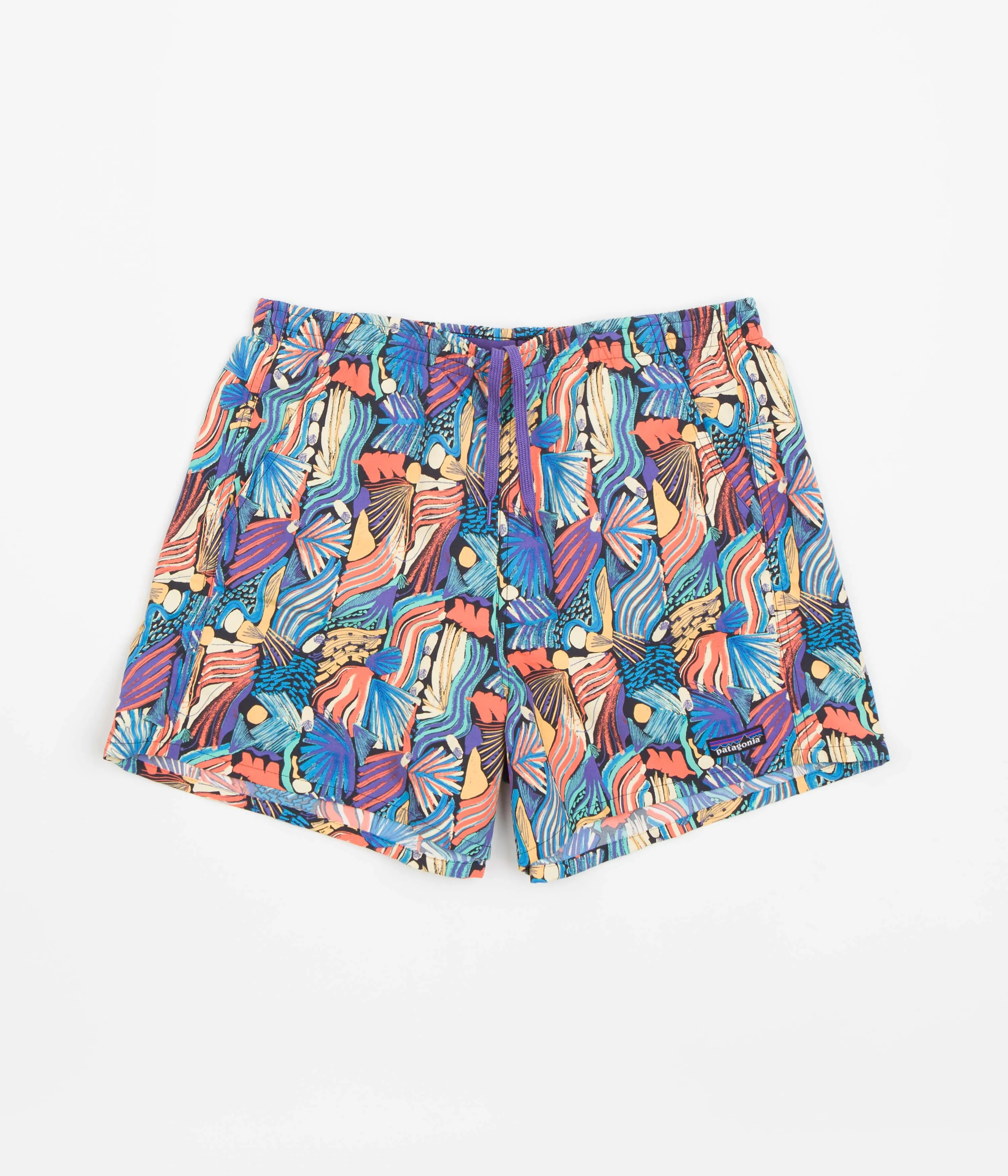 Stylish Patagonia Womens Baggies 5 Shorts - Joy: Pitch Blue