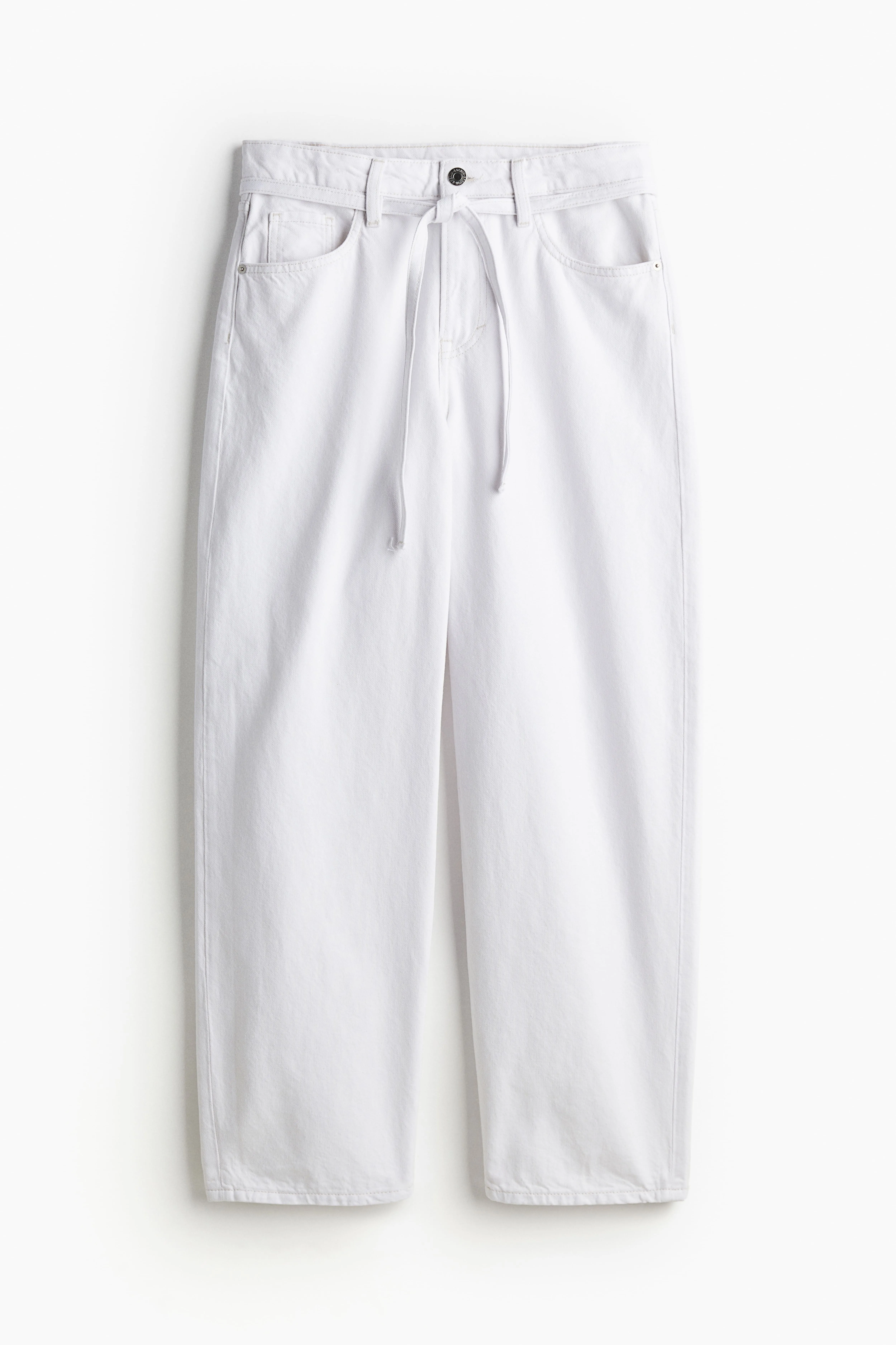 Low Waist White Ladies Super Baggy Low Jeans - Extra-Long Legs - H&M GB