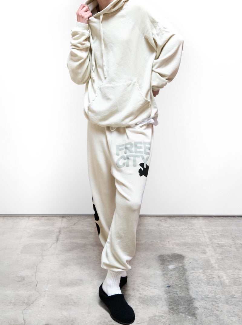 Super comfortable bone pattern sweatpants with a trendy design