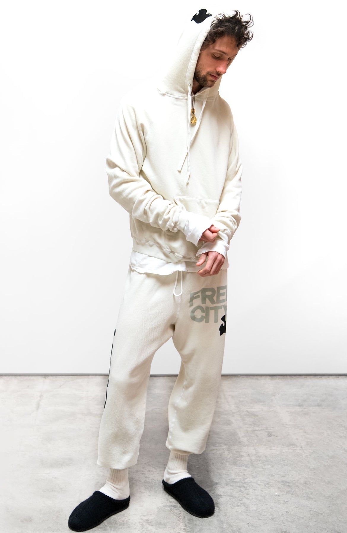 Super comfortable bone pattern sweatpants with a trendy design