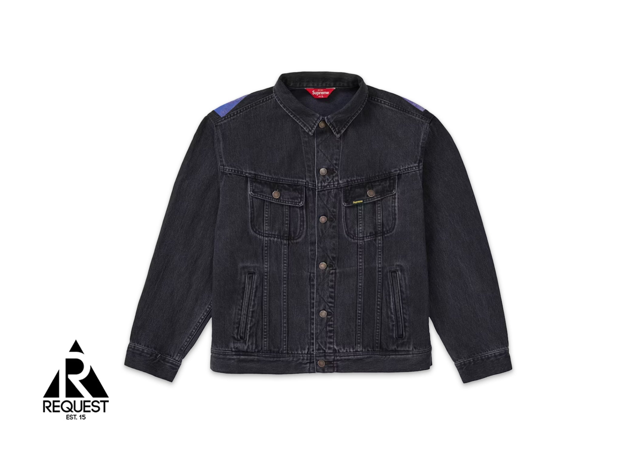 Supreme New York Black Trucker Jacket